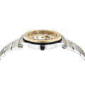 Shop Authentic Versace Greca Logo Moonphase Mother of Pearl Dial Two Tone Steel Strap Watch for Women - VE7G00524 - Luxxuri