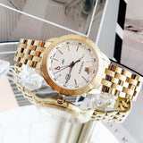  Shop Authentic Versace Univers Quartz White Dial Gold Steel Strap Watch for Men - VEBK00518 - Luxxuri