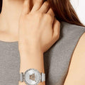  Shop Authentic Versace Palazzo Empire Silver Dial Silver Mesh Bracelet Watch for Women - VEDV00419 - Luxxuri
