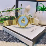  Shop Authentic Versace Palazzo Empire Greca White Dial Gold Mesh Bracelet Watch for Women - VEDV00619 - Luxxuri