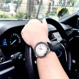  Shop Authentic Versace Chain Reaction Quartz White Dial Black Rubber Strap Watch for Men - VEDY00219 - Luxxuri