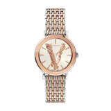  Shop Authentic Versace Virtus Quartz White Dial Two Tone Steel Strap Watch for Women - VEHC00519 - Luxxuri