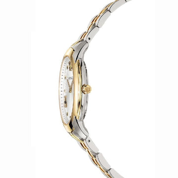  Shop Authentic Versace Audrey Quartz White Dial Two Tone Steel Strap Watch for Women - VELR00519 - Luxxuri