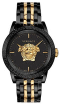  Shop Authentic Versace Palazzo Empire Black Dial Two Tone Steel Strap Watch for Men - VERD01119 - Luxxuri