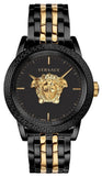  Shop Authentic Versace Palazzo Empire Black Dial Two Tone Steel Strap Watch for Men - VERD01119 - Luxxuri