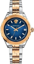  Shop Authentic Versace Hellenyium Blue Dial Two Tone Steel Strap Watch for Women - V12060017 - Luxxuri