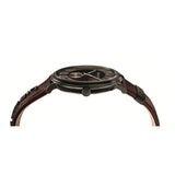  Shop Authentic Versace V-Circle Manifesto Black Dial Maroon Leather Strap Watch for Men - VBQ040017 - Luxxuri
