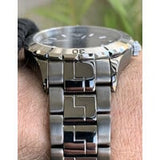  Shop Authentic Versace Hellenyium Quartz Black Dial Grey Steel Strap Watch For Men - VE3A00620 - Luxxuri