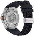  Shop Authentic Versace Chain Reaction Quartz White Dial Black Rubber Strap Watch for Men - VEDY00219 - Luxxuri