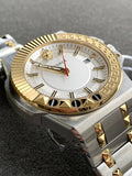  Shop Authentic Versace Chain Reaction Quartz White Dial Two Tone Steel Strap Watch for Men - VEDY00519 - Luxxuri