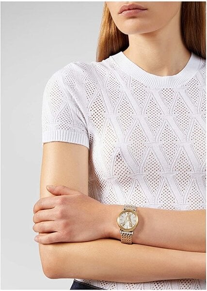  Shop Authentic Versace Virtus Quartz White Dial Two Tone Steel Strap Watch for Women - VEHC00719 - Luxxuri