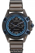  Shop Authentic Versace icon Active Chronograph Black Dial Black Silicone Strap Watch For Men - VEZ700622 - Luxxuri