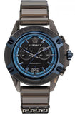  Shop Authentic Versace icon Active Chronograph Black Dial Black Silicone Strap Watch For Men - VEZ700622 - Luxxuri
