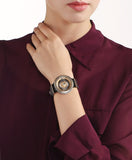  Shop Authentic Versace V Metal Icon Gold Dial Black & Silver & Gold Strap Watch for Women - VLC020014 - Luxxuri