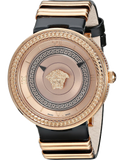  Shop Authentic Versace V Metal Icon Gold Dial Black & Gold Strap Watch for Women - VLC030014 - Luxxuri