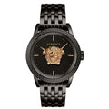  Shop Authentic Versace Palazzo Empire Black Dial Black Steel Strap Watch for Men - VERD00518 - Luxxuri