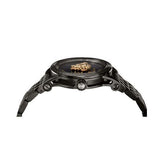  Shop Authentic Versace Palazzo Empire Black Dial Black Steel Strap Watch for Men - VERD00518 - Luxxuri