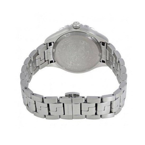  Shop Authentic Versace Hellenyium Black Dial Silver Steel Strap Watch for Women - V12020015 - Luxxuri