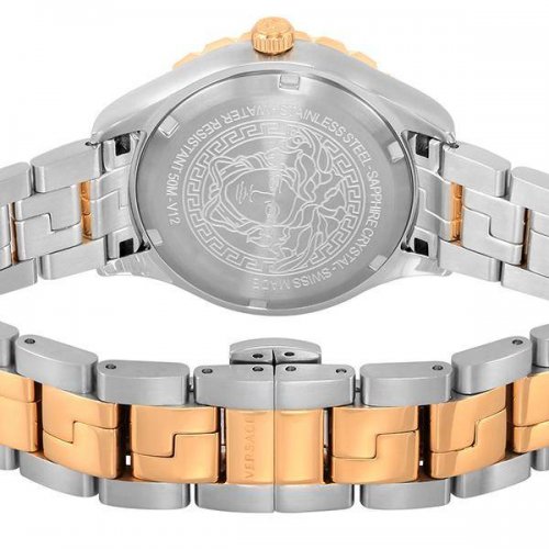  Shop Authentic Versace Hellenyium Brown Dial Two Tone Steel Strap Watch for Women - V12040015 - Luxxuri