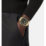  Shop Authentic Versace Greca Dome Chronograph Black Dial Gold Steel Strap Watch for Men - VE6K00523 - Luxxuri
