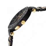  Shop Authentic Versace V-Race Analog Quartz Black Dial Two Tone Steel Strap Watch For Men - VEBV00619 - Luxxuri