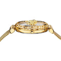  Shop Authentic Versace Palazzo Empire Greca White Dial Gold Mesh Bracelet Watch for Women - VEDV00619 - Luxxuri
