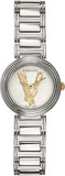  Shop Authentic Versace Virtus Quartz White Dial Silver Steel Strap Watch For Women - VET300621 - Luxxuri