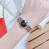  Shop Authentic Movado Veturi Quartz Black Dial Silver Steel Strap Watch for Women - 0606338 - Luxxuri