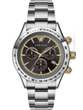  Shop Authentic Versace Classic Chronograph Quartz Black Dial Silver Steel Strap Watch For Men - VEV700419 - Luxxuri