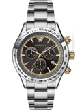  Shop Authentic Versace Classic Chronograph Quartz Black Dial Silver Steel Strap Watch For Men - VEV700419 - Luxxuri