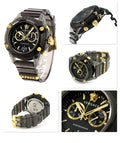  Shop Authentic Versace Icon Active Chronograph Black Dial Black Steel Strap Watch for Men - VEZ700421 - Luxxuri