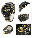  Shop Authentic Versace Icon Active Chronograph Black Dial Black Steel Strap Watch for Men - VEZ700421 - Luxxuri