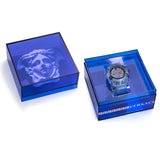  Shop Authentic Versace Icon Active Chronograph Purple Dial Blue Silicone Strap Watch For Men - VEZ701523 - Luxxuri