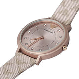  Shop Authentic Emporio Armani Kappa Quartz Rose Gold Dial Pink Leather Strap Watch For Women - AR11010 - Luxxuri