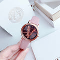  Shop Authentic Versace Virtus Quartz Grey Dial Pink Leather Strap Watch for Women - VEHC00319 - Luxxuri