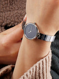  Shop Authentic Calvin Klein Authentic Black Dial Silver Steel Strap Watch for Women - K8G23141 - Luxxuri