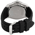 Guess Legacy White Dial Black Rubber Strap Watch For Men - W1049G3