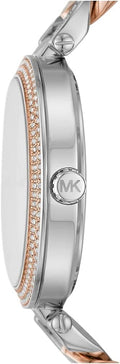  Shop Authentic Michael Kors Catelyn Quartz Silver Dial Two Tone Steel Strap Watch For Women - MK4634 - Luxxuri