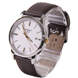  Shop Authentic Tissot T Classic Dream White Dial Brown Leather Strap Watch for Men - T033.410.26.011.01 - Luxxuri