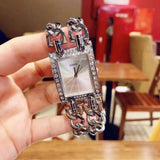  Shop Authentic Guess Mod Heavy Metal Diamonds Silver Dial Silver Steel Strap Watch for Women - W95088L1 - Luxxuri