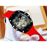  Shop Authentic Guess Phoenix Multifunction Black Dial Red Rubber Strap Watch for Men - GW0203G4 - Luxxuri