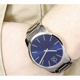  Shop Authentic Calvin Klein City Blue Dial Silver Steel Strap Watch for Men - K2G2G14N - Luxxuri