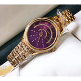  Shop Authentic Michael Kors Lauryn Pink Dial Rose Gold Steel Strap Watch for Women - MK3722 - Luxxuri