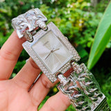  Shop Authentic Guess Mod Heavy Metal Diamonds Silver Dial Silver Steel Strap Watch for Women - W95088L1 - Luxxuri