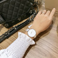  Shop Authentic Calvin Klein Rise White Grey Dial White Leather Strap Watch for Women - K7A231L6 - Luxxuri