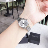  Shop Authentic Guess Whisper Silver Dial Silver Mesh Bracelet Watch for Women - W1084L1 - Luxxuri