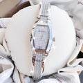  Shop Authentic Bulova Crystal Collection Silver Dial Silver Steel Strap Watch for Women - 96L235 - Luxxuri