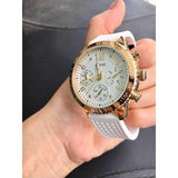  Shop Authentic Guess Marina Multifunction White Dial White Rubber Strap Watch for Women - W1025L5 - Luxxuri