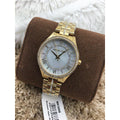  Shop Authentic Michael Kors Lauryn Mother of Pearl White Dial Gold Steel Strap Watch for Women - MK3899 - Luxxuri