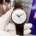  Shop Authentic Calvin Klein Posh Silver Dial Brown Leather Strap Watch for Men - K8Q316G6 - Luxxuri